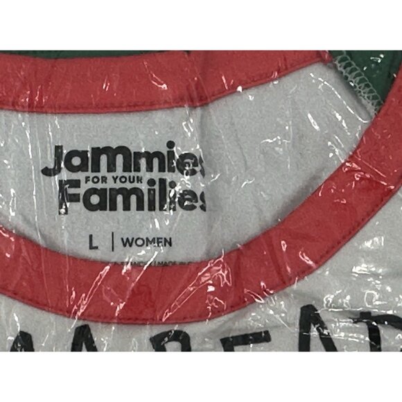 NWT Kohls Jammies For Your Families Women's MAMA BEAR Set Gray Green Christmas - Picture 3 of 4